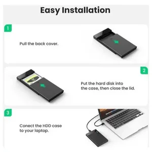 UGREEN 2.5 Inch Hard Drive Enclosure Box USB External Case for SATA