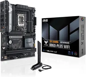 ASUS TUF GAMING B860M-PLUS WIFI mATX Motherboard – LGA1851, DDR5, Intel B860 Chipset, WiFi 7, 2.5Gb LAN, PCIe 5.0, Military-Grade Gaming Board