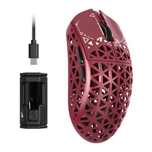 Attack Shark R5 Ultra Carbon Fiber Wireless 8K PAW3950MAX Gaming Mouse – Red