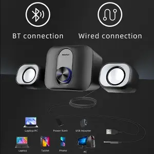 Meetion SP2110 2.1 Bluetooth Speaker System – 5W+3Wx2 RMS, 3.5mm + USB