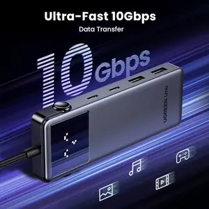 UGREEN Uno 6-in-1 USB-C Hub 10Gbps USB-C USB-A Data Ports 4K60Hz HDMI