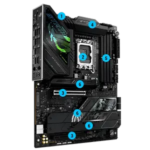ASUS ROG STRIX Z890-F GAMING WIFI ATX Motherboard – LGA1851, DDR5, WiFi 7, PCIe 5.0, Thunderbolt 4, Premium Intel Core Ultra Gaming Board