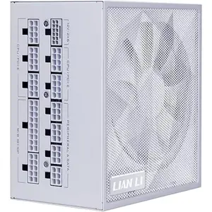 Lian Li SX1000P SX Platinum 1000W 80 Plus Platinum Power Supply – White, UK, High-End Gaming PSU