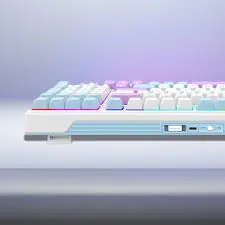 E-YOOSO Z-99 RGB Mechanical Keyboard White Blue Purple
