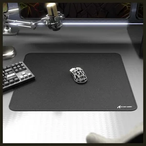 Attack Shark CM02 eSport Gaming Mousepad – 450x400x4mm Stitched Edges, Anti-Slip Base, Black