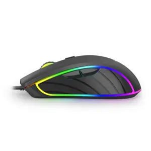 T-Dagger Zephyr TGM115 Wired Gaming Mouse RGB Backlit 7200 DPI Ergonomic USB Mouse for PC Laptop Gaming