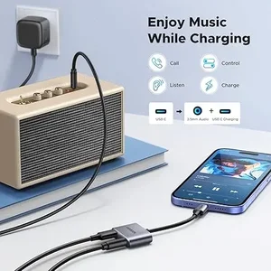 UGREEN USB-C to 3.5mm Audio Adapter with PD Fast Charging USB Type-C