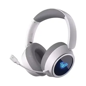 AULA A600 Quad-Mode 53mm Driver Wireless Headphone with Detachable Mic Black