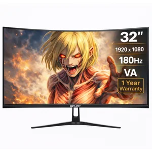 GFURY TITAN 32” 2K 180Hz Gaming Monitor QHD 2560x1440 VA Panel Flat Borderless Slim Display High Refresh Rate Gaming Monitor Pakistan DP HDMI