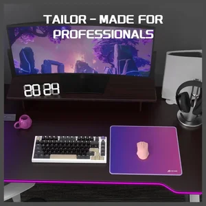 Attack Shark CM03 eSport Gaming Mouse Pad – Rainbow Coated, Stitched Edges, Violet