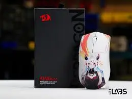 Redragon King Max M918 AKG-Pro Wired Bluetooth 2.4G Gaming Mouse Anime Design