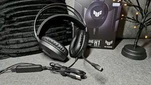 ASUS TUF Gaming H1 Gen II A302 Wired Gaming Headset 7.1 Surround Sound Lightweight USB Headphones for PC & Gaming