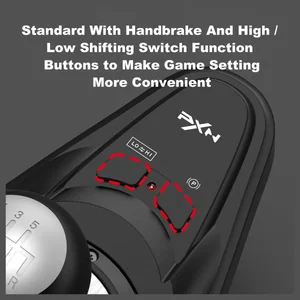 PXN A7 Gaming Gear Shifter 6+1 Manual with Handbrake Button – PC Racing Simulator Shifter Plug & Play
