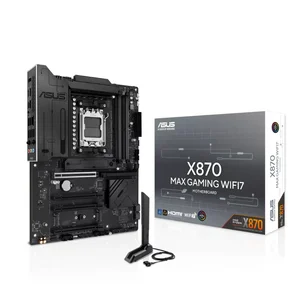 ASUS X870 MAX GAMING WIFI 7 ATX Motherboard – AMD AM5, DDR5, PCIe 5.0, WiFi 7, Ryzen 7000/8000/9000 High-Performance Gaming Board