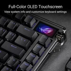 ASUS ROG Azoth Extreme PBT Wireless Gaming Keyboard – NX Snow RGB 75% Mechanical Keyboard