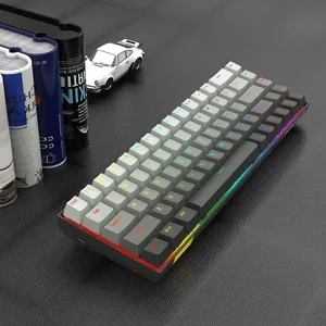 HZ-68 RGB Mechanical Keyboard 68 Keys Gradient Gray