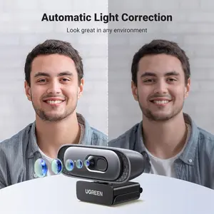 UGREEN CM678 1080P Full HD USB Webcam with Noise-Canceling Microphone