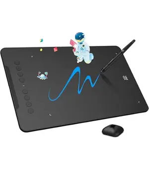 VEIKK Creator VK850 Graphics Drawing Tablet – 8x5 Inch Active Area, 16384 Pressure Levels, Battery-Free Pen