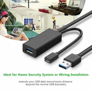UGREEN 20826 USB 3.0 Extension Cable 5M – High Speed USB-A Male to Female Data & Power Extension Cable