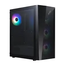 XPG LANDER 500 MTA Black Mid Tower Gaming PC Case, ARGB Tempered Glass ATX Chassis
