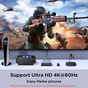 UGREEN HDMI Switch 3 In 1 Out 4K 60Hz with Remote HDR10 Plus for PS5 PS4 Xbox TV Fire Stick Blu-Ray