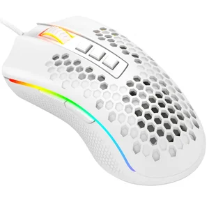 Redragon Storm Elite M988W-RGB White Wired Gaming Mouse 85g Ultralight 32000 DPI