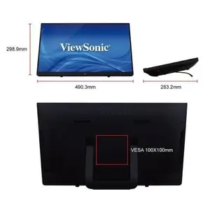 ViewSonic TD2230 22" Frameless Portable 10-Point Touch Screen Monitor – FHD, IPS