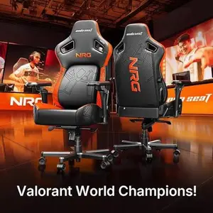AndaSeat Kaiser 4 V2 L with 6D Armrest Ergonomic Gaming Chair Carbon Black Fabric - Large Premium Gaming Chair