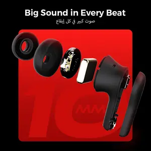 Faster Maverick Wireless Earbuds – Quad Mic ENC, Digital LED Display, Bluetooth v5.4, Up to 20 Hrs Playtime
