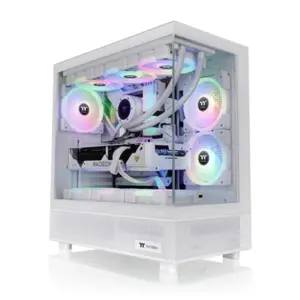 Thermaltake View 270 TG ARGB Mid Tower Chassis Snow - E-ATX Gaming Case