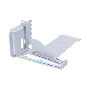 Lian Li VG4-5-V4W 4 Slots Vertical GPU Kit (VG4v4) – White, Vertical Graphics Card Mount