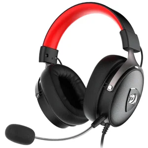 Redragon ICON H520 7.1 Surround Sound Wired Gaming Headset with Detachable Microphone, 50mm Drivers & Premium Carrying Case