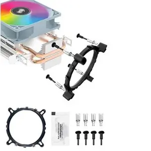 Darkflash ICE200 Pro RGB CPU Air Cooler - Dual Heat Pipe Design with 90mm LED Fan, Intel & AMD Support