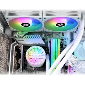 Thermalright Aqua Elite V6 ARGB 240mm All-in-One Liquid CPU Cooler – White | Dual 120mm PWM Fans