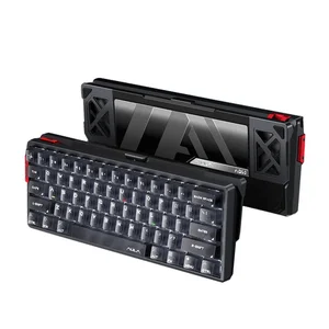 AULA AG60 Black Frosted Edge-Lit Wireless Mechanical Gaming Keyboard - Aether Magnetic Switch, Aluminum Body