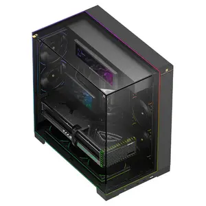 Thermalright TR-A70 Vision Case with 9.16-Inch LCD Display Black