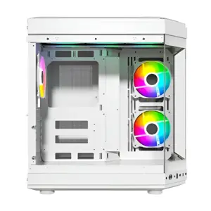 Thunder Carbon TGC-639W ATX Gaming Case White with 3 ARGB Fans