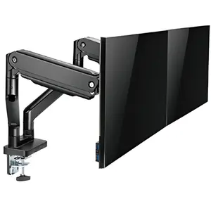 Twisted Minds Dual Monitor Heavy Duty Spring Assisted Monitor Arm USB Port TM-60-C012