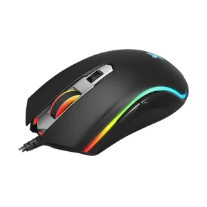 Rapoo V25S RGB Optical Wired Gaming Mouse - Black