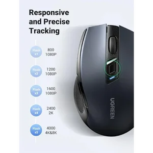UGREEN 90855 ERGONOMIC WIRELESS 2.4G And BLUETOOTH Mouse
