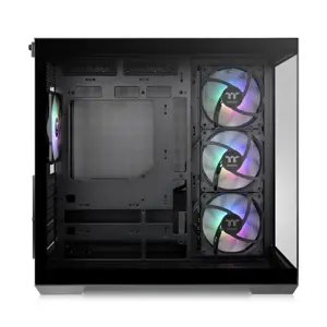 Thermaltake View 380 TG ARGB Mid Tower Chassis Black - Dual Chamber ATX Case