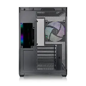 Thermaltake View 380 TG ARGB Mid Tower Chassis Black - Dual Chamber ATX Case