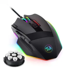 Redragon M801 Sniper RGB Wired Gaming Mouse 16000 DPI 9 Buttons Ergonomic FPS MMO Esports Gaming Mouse