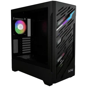 XPG STARKER AIR MT BTF Black Mid Tower Gaming PC Case, Tempered Glass ATX BTF Chassis with High Airflow Design