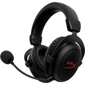 HyperX Cloud II Core Wireless Gaming Headset with DTS Headphone:X Spatial Audio, 80-Hour Battery, 2.4GHz Wireless, Detachable Noise-Cancelling Mic