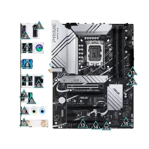 ASUS PRIME Z790-P/CSM WIFI ATX Motherboard – LGA1700, DDR5, Intel Z790 Chipset, WiFi 6, PCIe 5.0, 14th/13th/12th Gen Intel Support