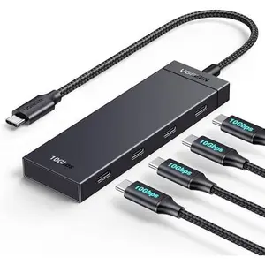 UGREEN USB-C to 4x USB-C Hub 10Gbps 4 In 1 Multiport Adapter