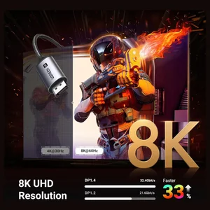 UGREEN USB-C to DisplayPort 1.4 Cable 3M | 8K USB Type C to DP Video Cable