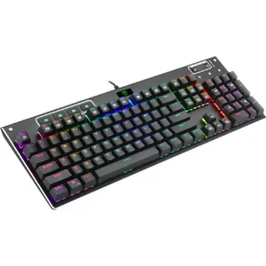 T-Dagger Adriatic TGK316 104-Key Mechanical Gaming Keyboard with Outemu Blue Switches, RGB Backlight, N-Key Rollover & USB Braided Cable