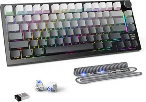 Attack Shark X820 Ultra Tri-Mode Gasket Mechanical Keyboard – Black Warrior